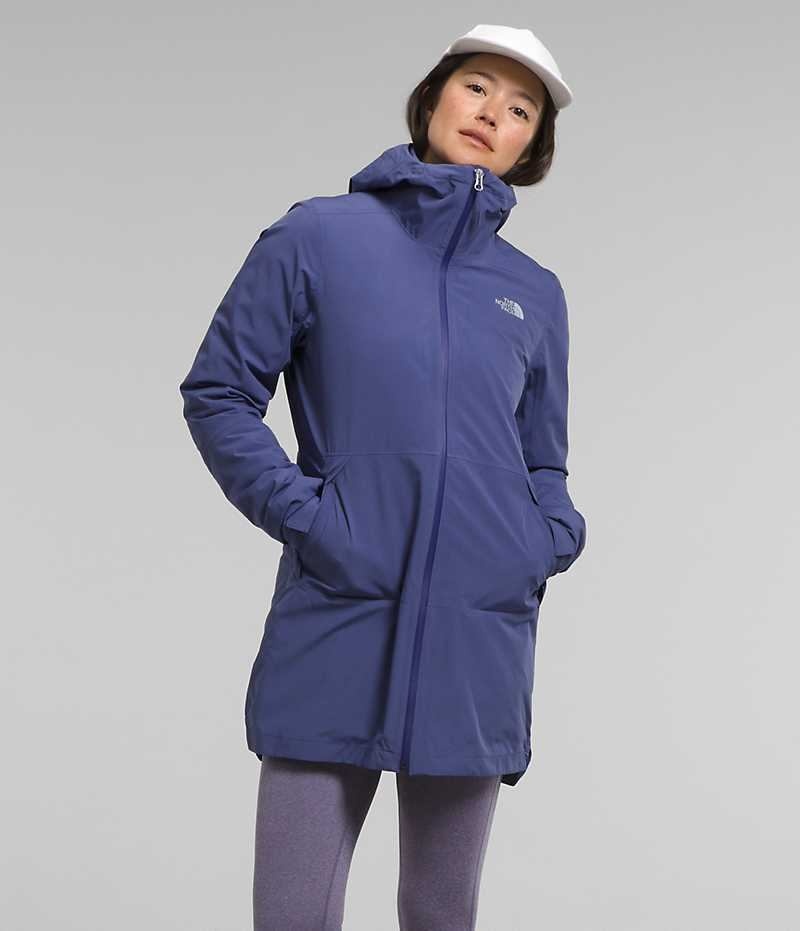 Parka The North Face ThermoBall™ Eco Triclimate® Femme Bleu | FR PRSXQ