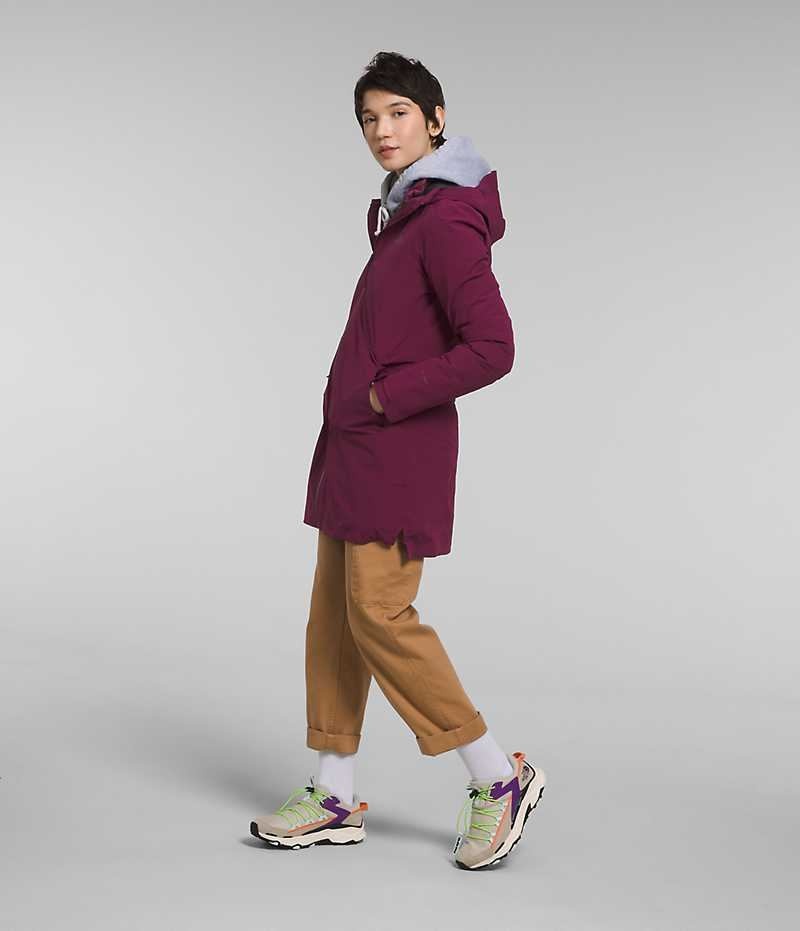 Parka The North Face ThermoBall™ Eco Triclimate® Femme Bordeaux | PARIS SICQW