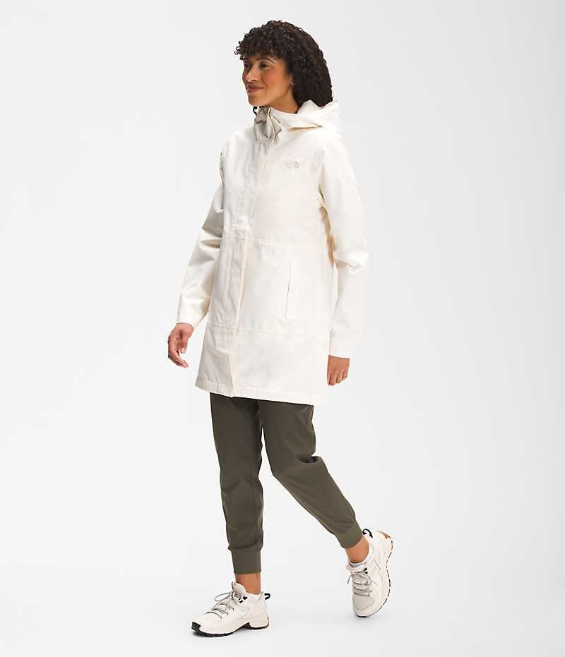 Parka The North Face Woodmont Femme Blanche | FR YJTOP