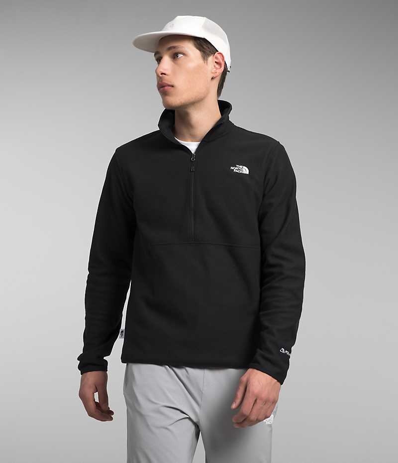 Pulls De Golf The North Face Alpine Polartec® 100 ½-Zip Homme Noir | PARIS YEOGX