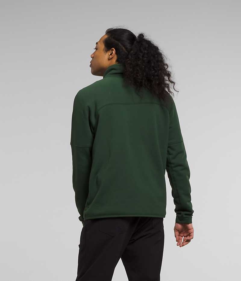 Pulls De Golf The North Face Canyonlands High Altitude ½-Zip Homme Vert | FR QIVNO