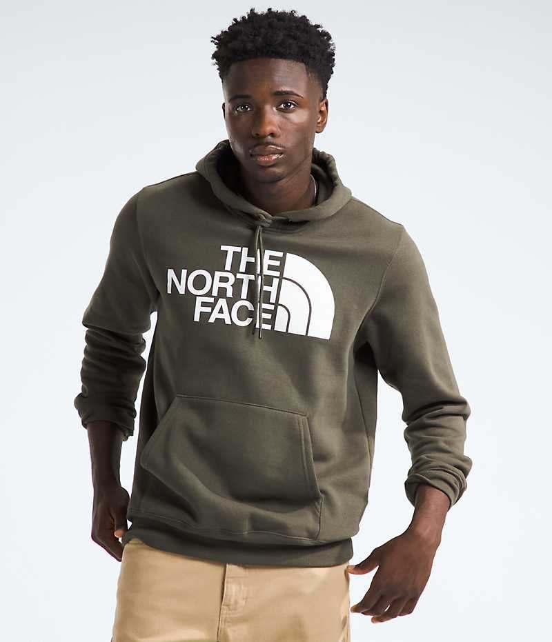 Sweat a Capuche The North Face Half Dome Pullover Homme Vert Olive | FR EYNRV