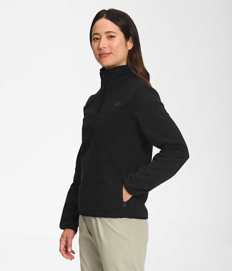 Sweatshirt The North Face Polar Osito ¼-Zip Femme Noir | PARIS MPYWV