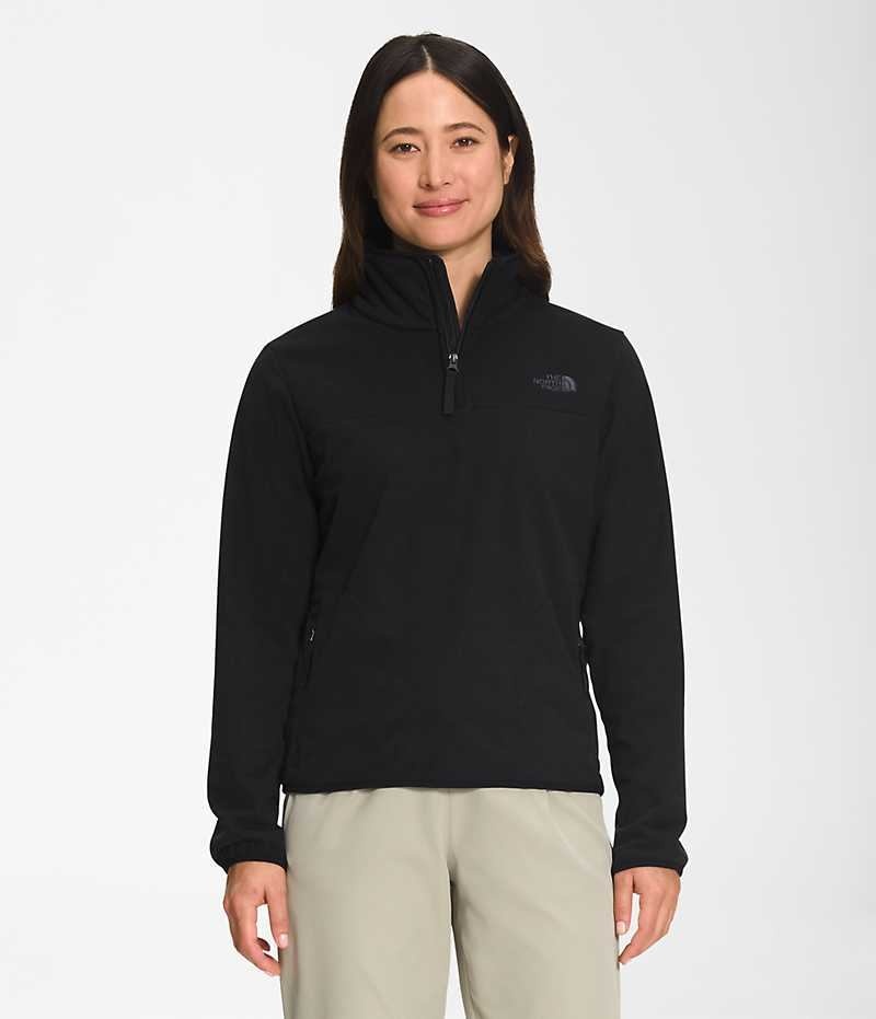 Sweatshirt The North Face Polar Osito ¼-Zip Femme Noir | PARIS MPYWV