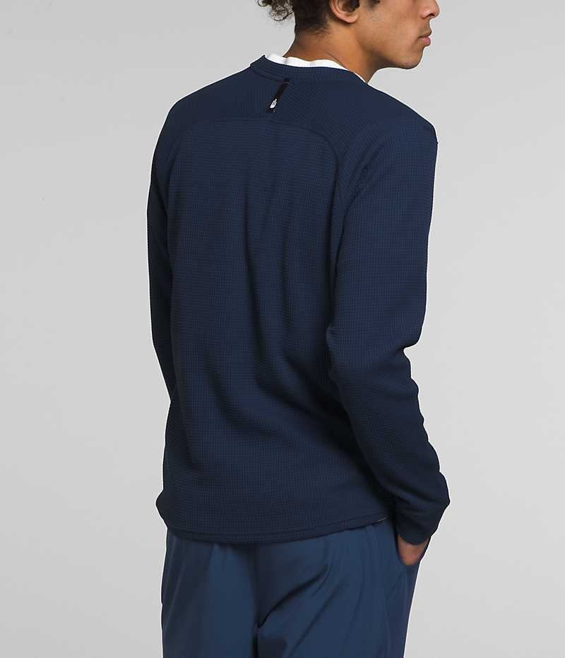 T-Shirt The North Face Canyon Fog Thermal Long Sleeve Henley Homme Bleu Marine | PARIS OUECV