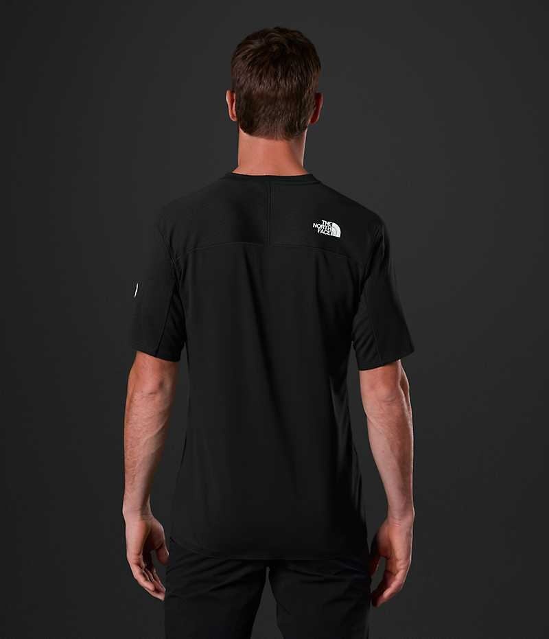 T-Shirt The North Face Summit Series Crevasse Corta Sleeve Homme Noir | FRANCE YKLWZ