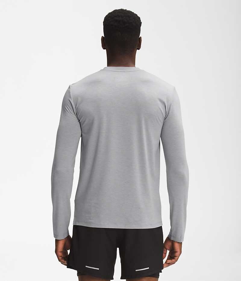 T-Shirt The North Face Wander Long Sleeve Homme Grise | FR TUBFC