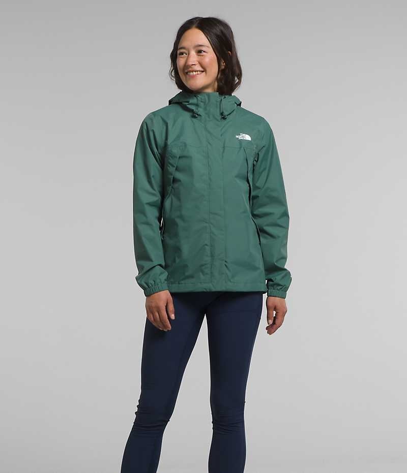 Veste Imperméable The North Face Antora Femme Vert | FRANCE BOEFJ