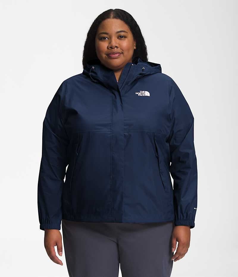 Veste Imperméable The North Face Plus Antora Femme Bleu Marine | FRANCE IJPAR