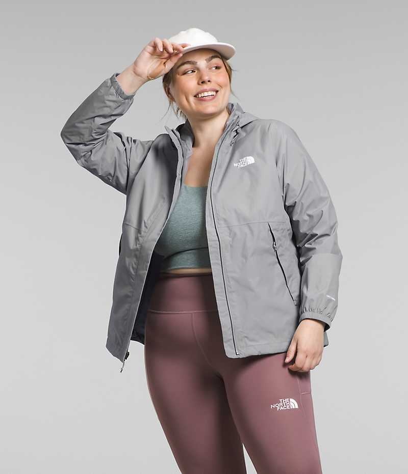 Veste Imperméable The North Face Plus Antora Femme Grise | FR STBVK