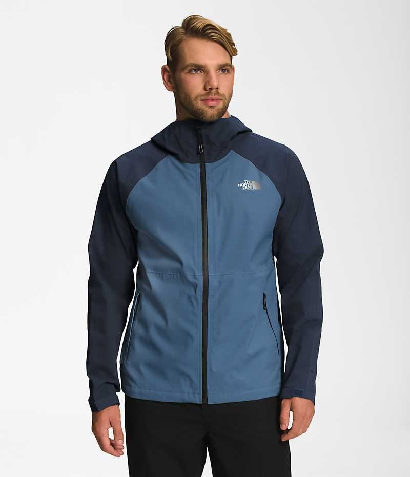 Veste Imperméable The North Face Valle Vista Stretch Homme Bleu | PARIS NFKMJ