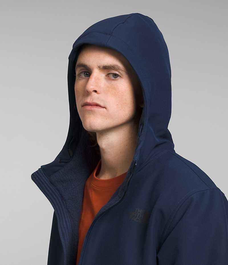 Veste Softshell The North Face Camden Thermal Hoodie Homme Bleu Marine | PARIS QMDFJ