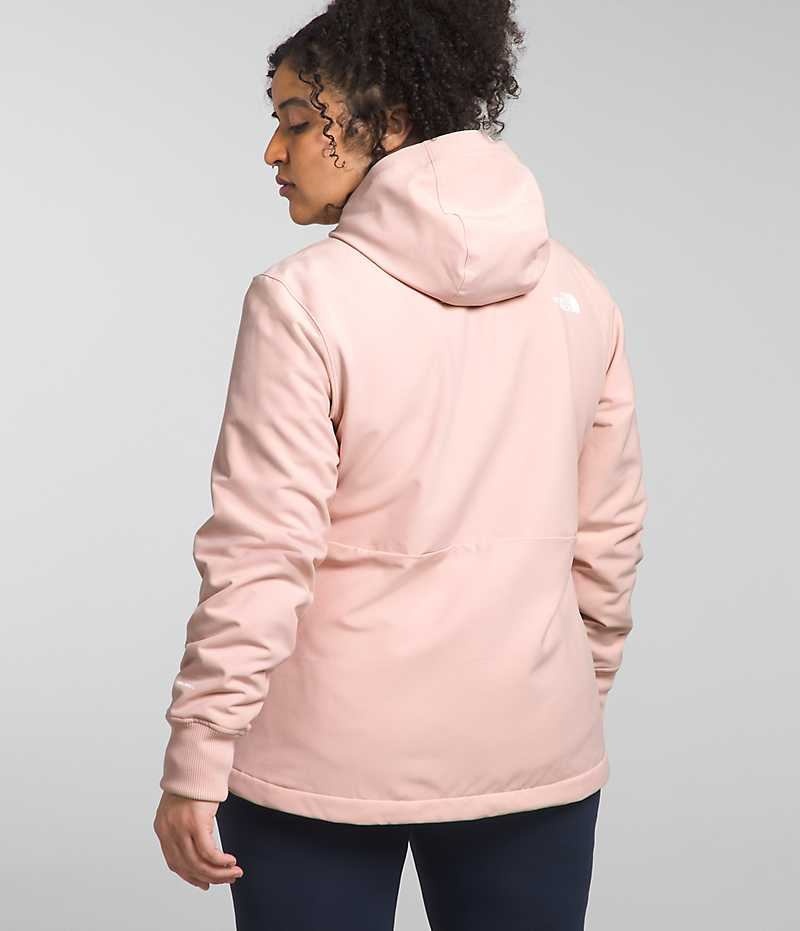 Veste Softshell The North Face Plus Shelbe Raschel Hoodie Femme Rose | PARIS GVIWC