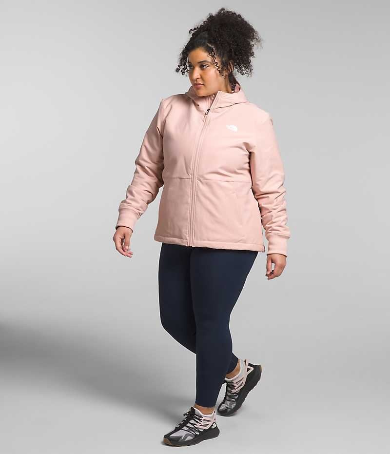 Veste Softshell The North Face Plus Shelbe Raschel Hoodie Femme Rose | PARIS GVIWC