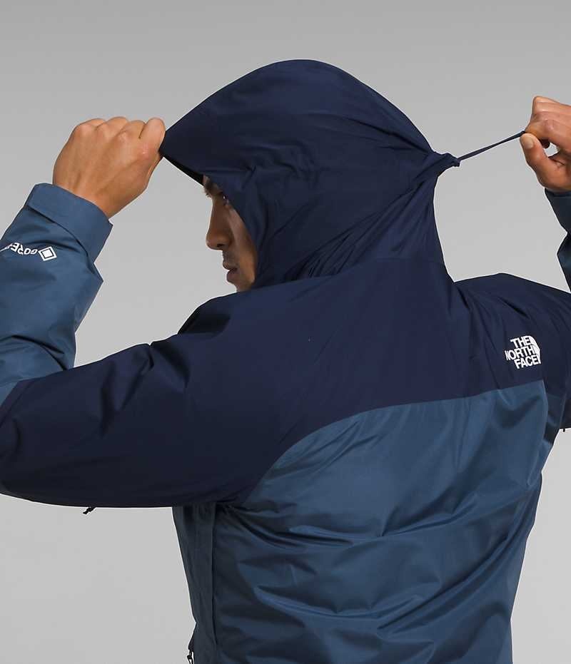 Veste À Capuche The North Face Mountain Light Triclimate® GTX Homme Bleu | FR EGDBU