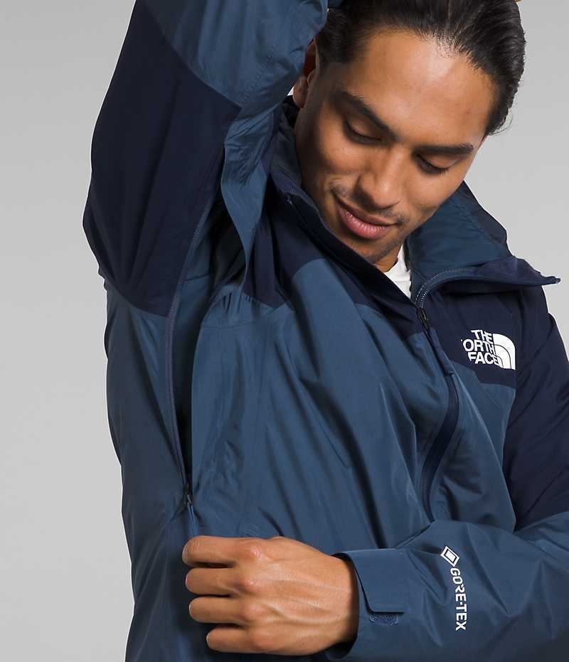 Veste À Capuche The North Face Mountain Light Triclimate® GTX Homme Bleu | FR EGDBU