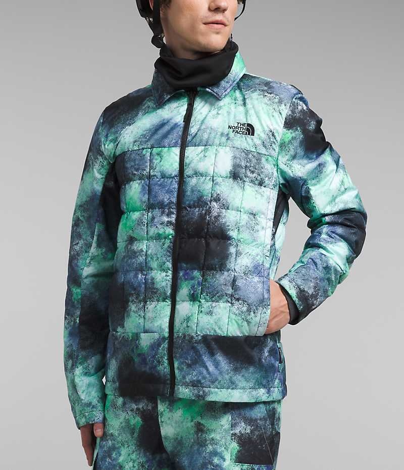 Veste À Capuche The North Face ThermoBall™ Eco Snow Triclimate® Homme Bleu Noir | PARIS SXJMR