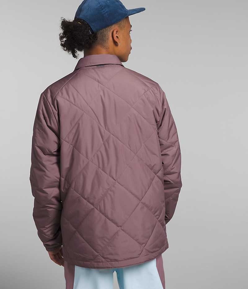 Vestes Isolées The North Face Afterburner Flannel Homme Fushia | FRANCE PSULK