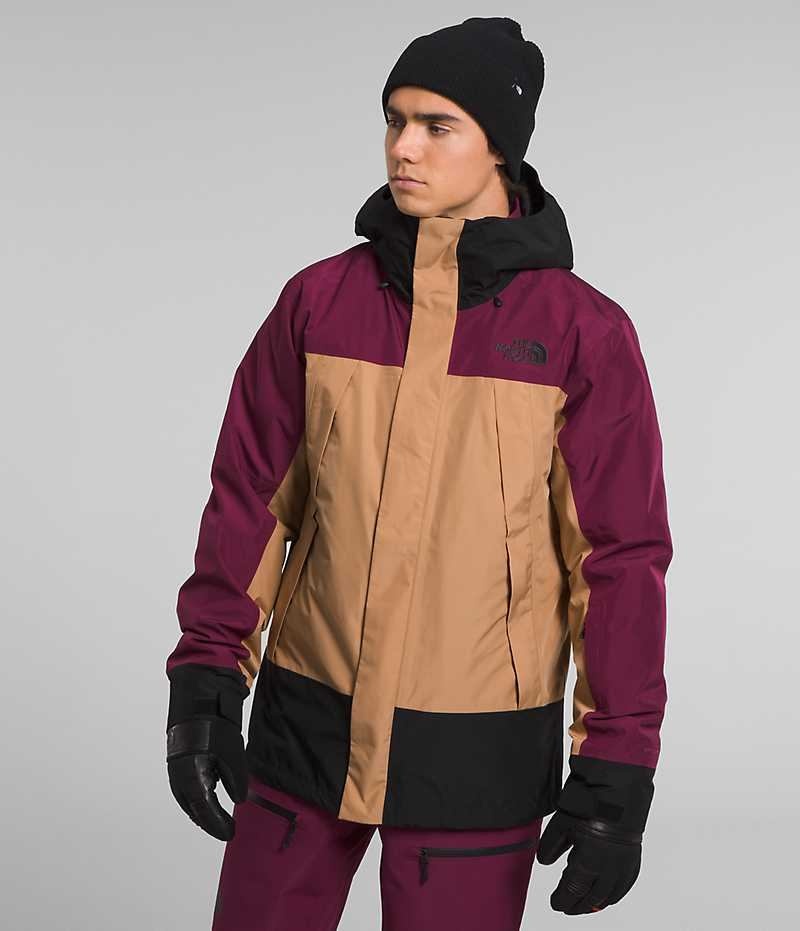 Vestes Isolées The North Face Clement Triclimate® Homme Beige Fushia | PARIS DKBVH