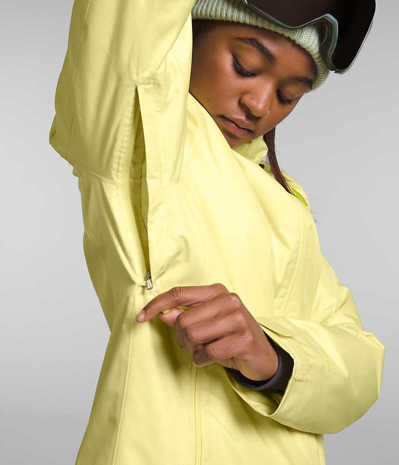 Vestes Isolées The North Face Clementine Triclimate® Femme Jaune | PARIS WKDCB