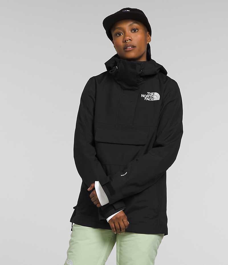 Vestes Isolées The North Face Driftview Anorak Femme Noir | PARIS HTZJO