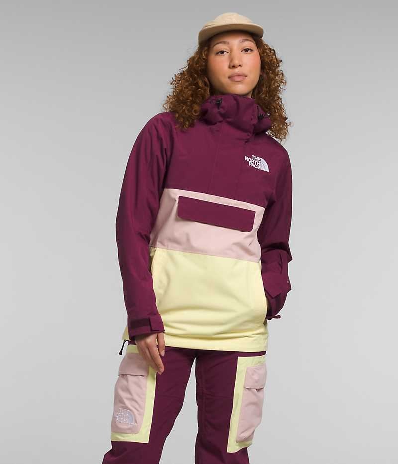 Vestes Isolées The North Face Driftview Anorak Femme Rose | PARIS XHZGE