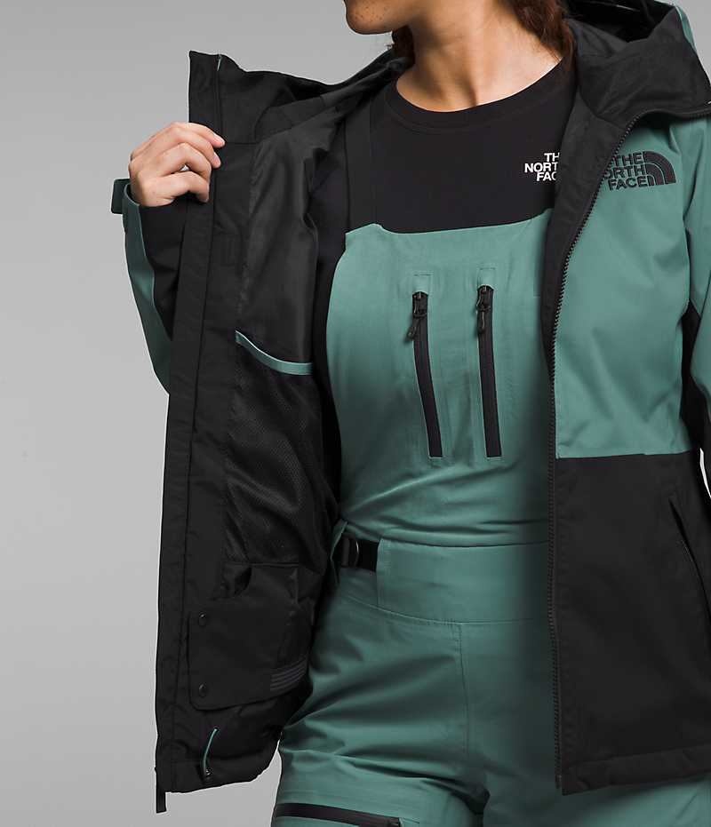 Vestes Isolées The North Face Freedom Stretch Femme Vert Noir | FR XGZVS