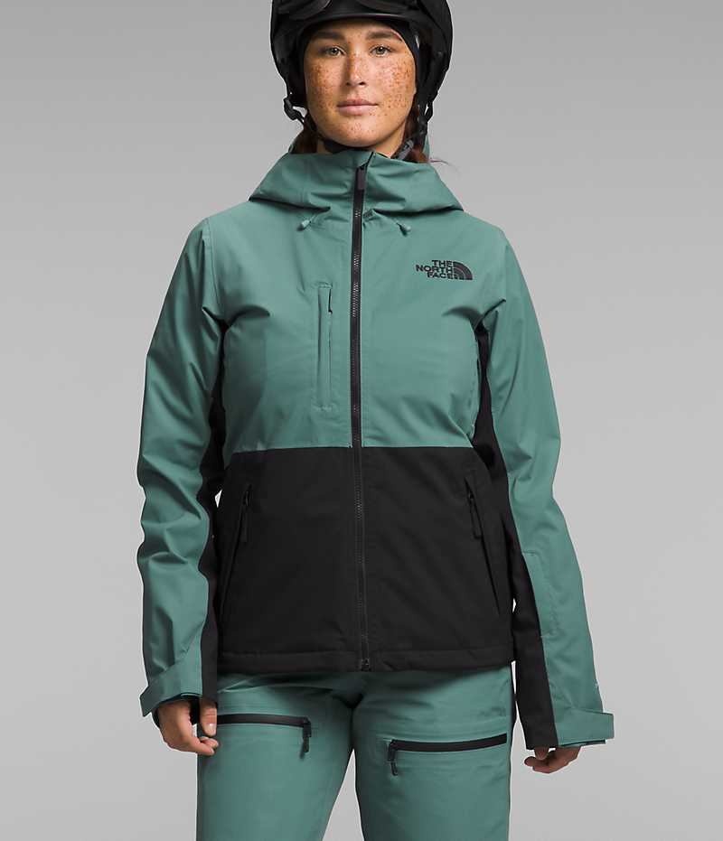 Vestes Isolées The North Face Freedom Stretch Femme Vert Noir | FR XGZVS