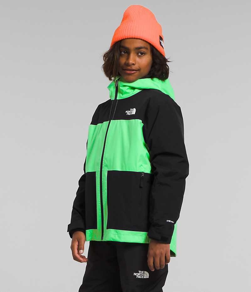 Vestes Isolées The North Face Freedom Triclimate® Garcon Vert Noir | PARIS RJUZQ