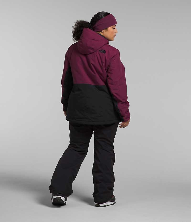 Vestes Isolées The North Face Plus Freedom Femme Fushia Noir | FR JSHMU