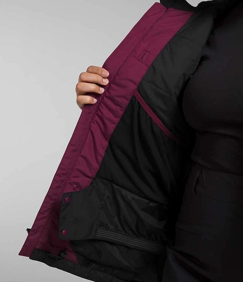 Vestes Isolées The North Face Plus Freedom Femme Fushia Noir | FR JSHMU