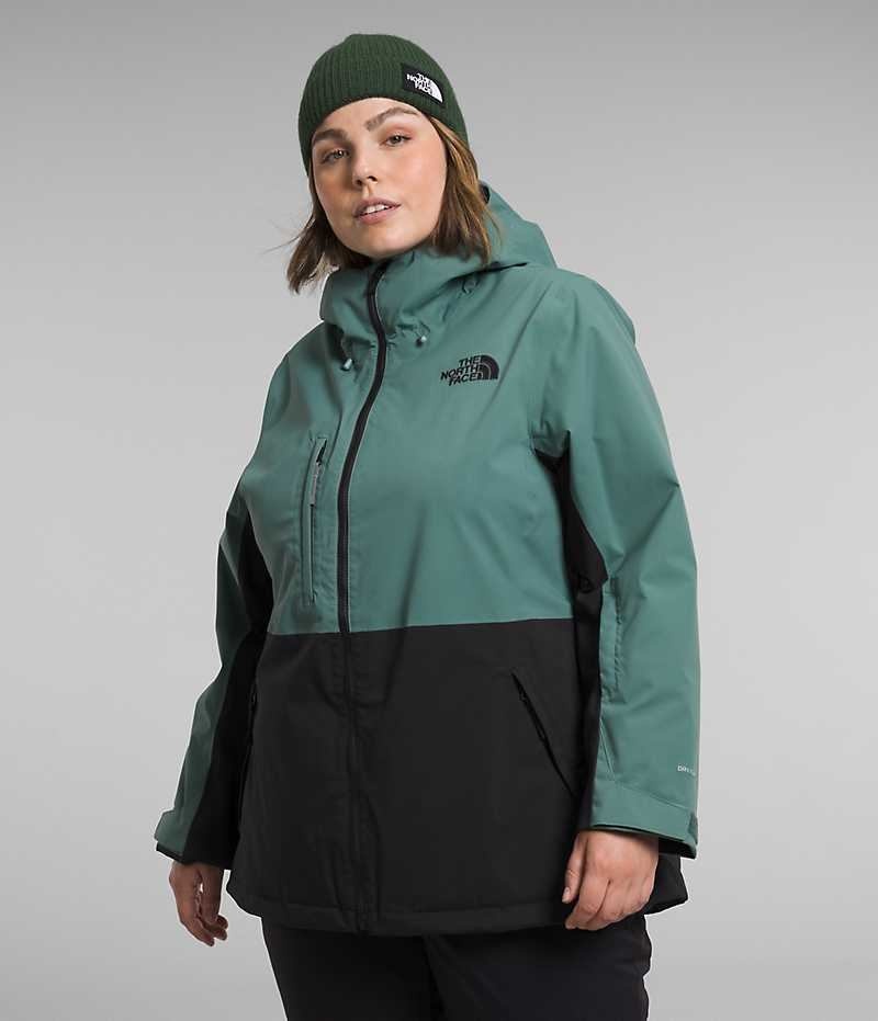 Vestes Isolées The North Face Plus Freedom Stretch Femme Vert Noir | PARIS JOCLM