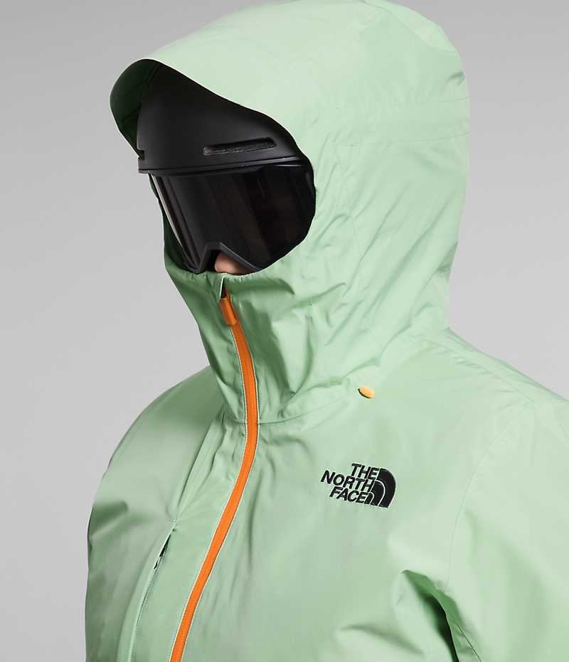 Vestes Isolées The North Face Plus ThermoBall™ Eco Snow Triclimate® Femme Menthe | FRANCE JKWEC