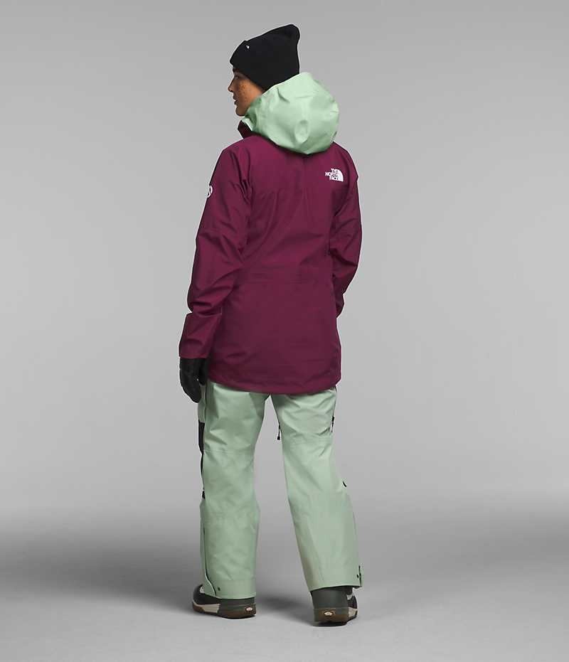 Vestes Isolées The North Face Summit Series Verbier GTX Femme Fushia Menthe | FRANCE AYNLC