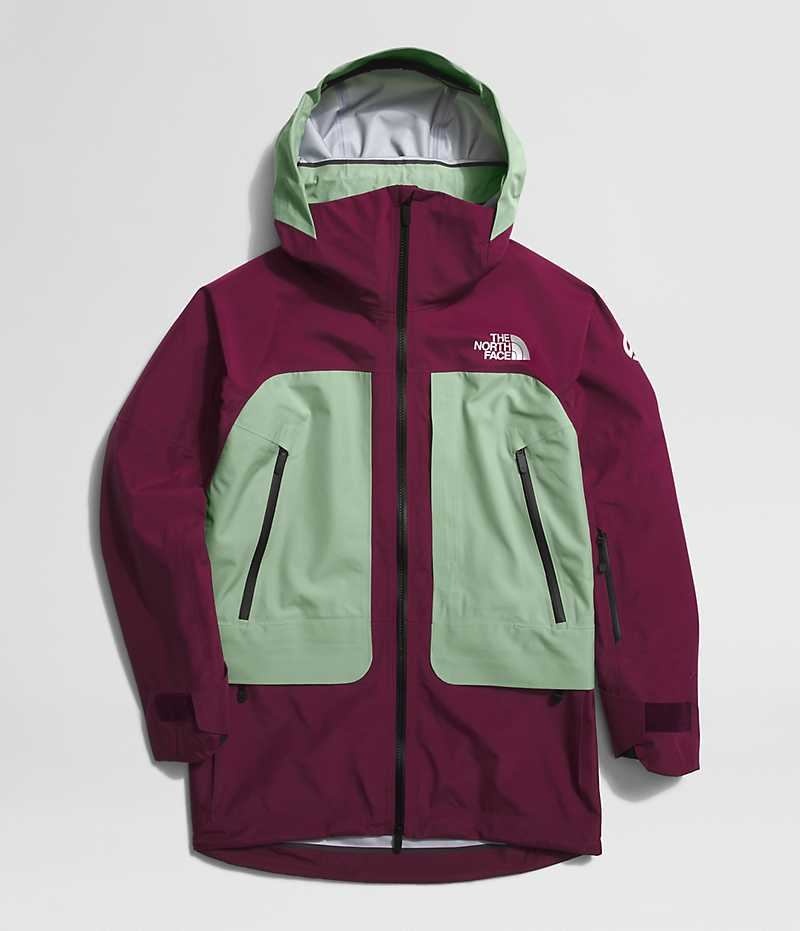 Vestes Isolées The North Face Summit Series Verbier GTX Femme Fushia Menthe | FRANCE AYNLC