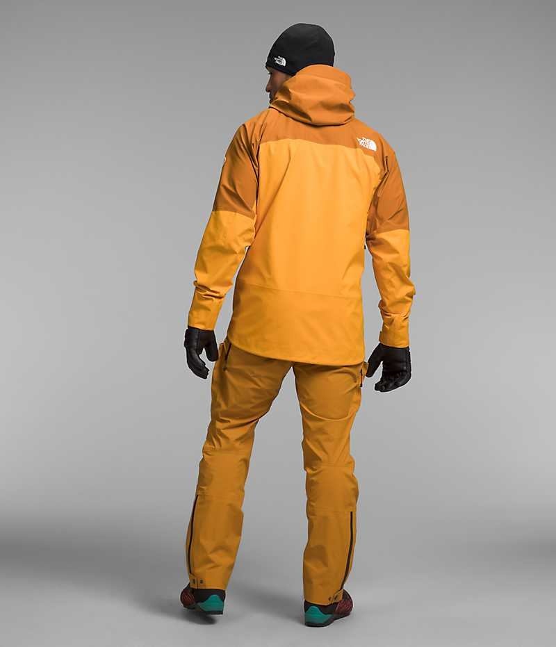 Vestes Isolées The North Face Summit Series Pumori GTX Pro Homme Doré Jaune | FRANCE JPSCY