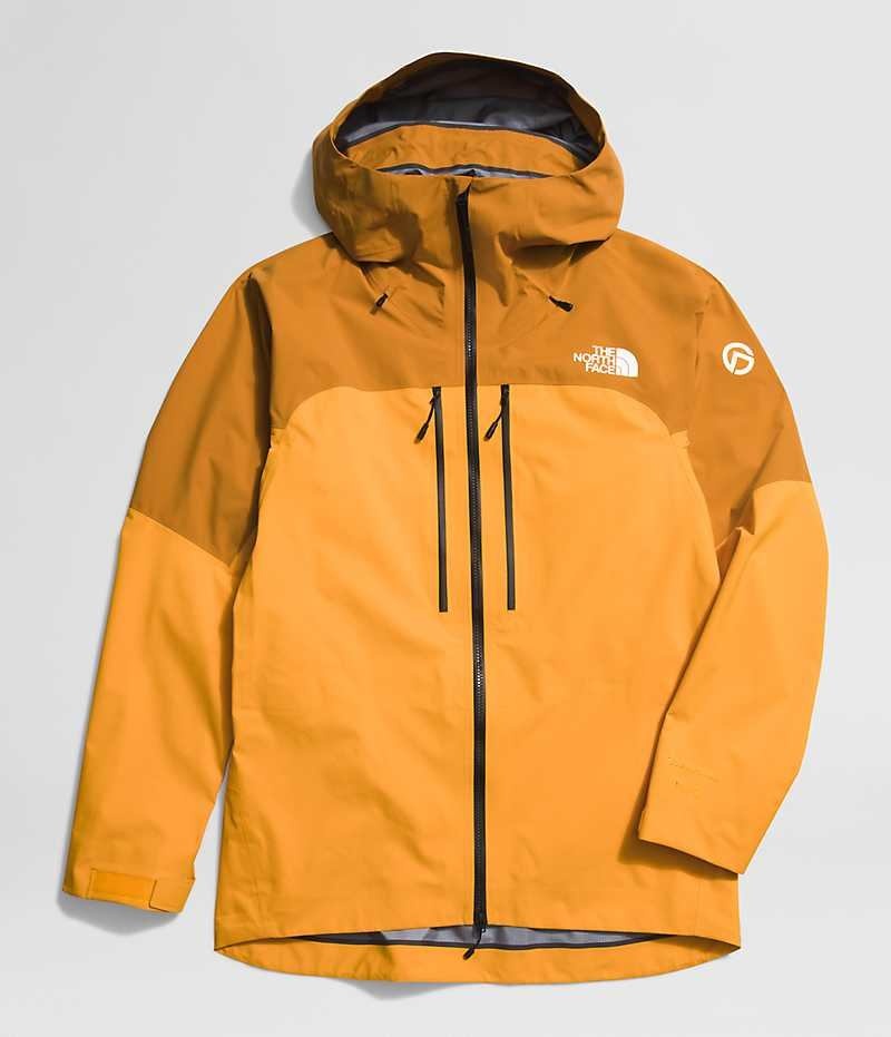 Vestes Isolées The North Face Summit Series Pumori GTX Pro Homme Doré Jaune | FRANCE JPSCY