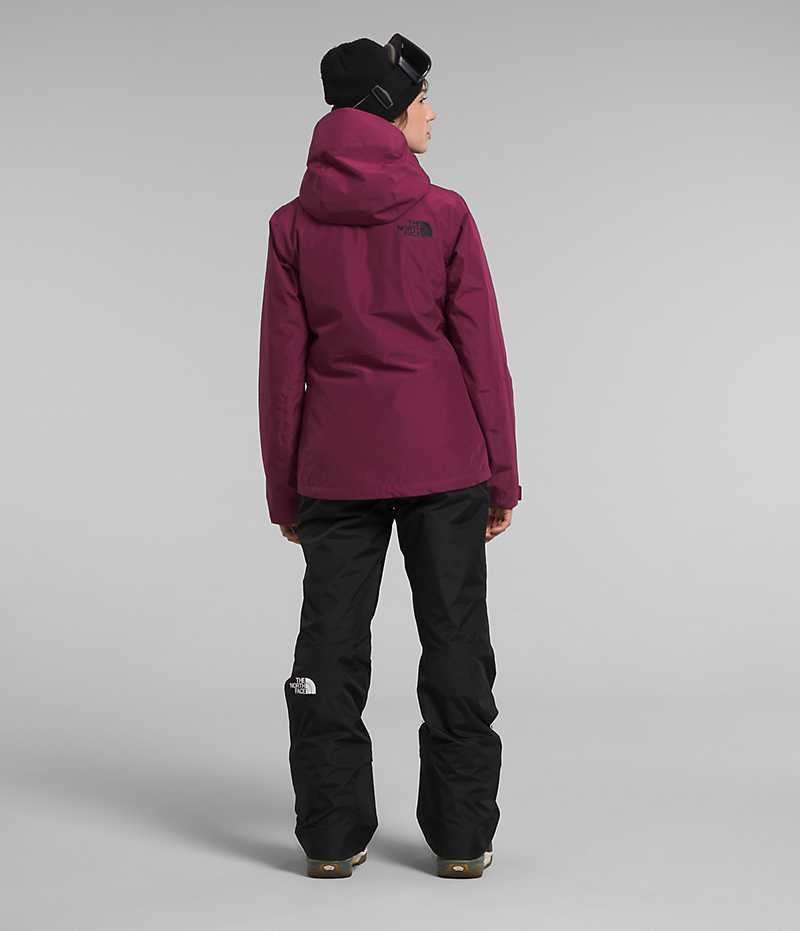 Vestes Isolées The North Face ThermoBall™ Eco Snow Triclimate® Femme Fushia | FR DYTUC