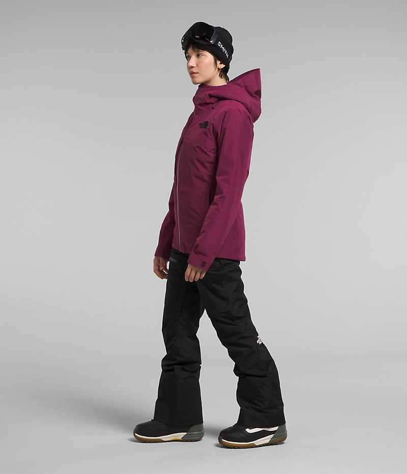 Vestes Isolées The North Face ThermoBall™ Eco Snow Triclimate® Femme Fushia | FR DYTUC