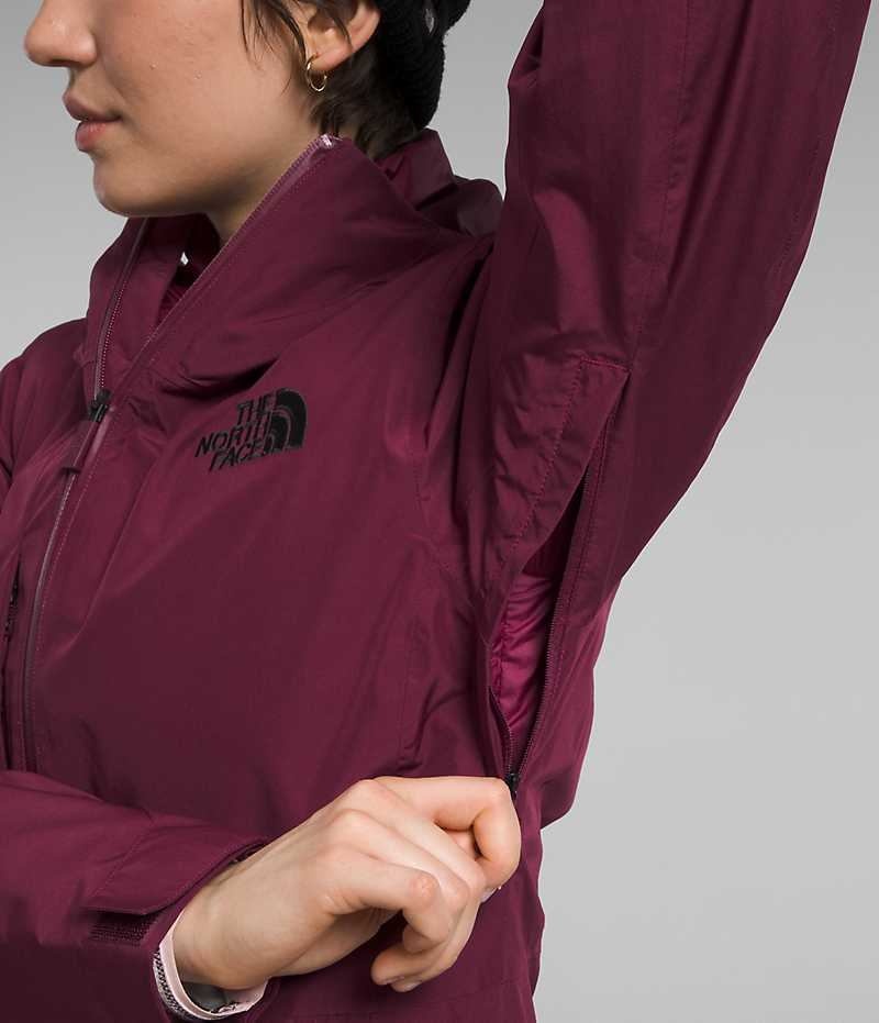 Vestes Isolées The North Face ThermoBall™ Eco Snow Triclimate® Femme Fushia | FR DYTUC