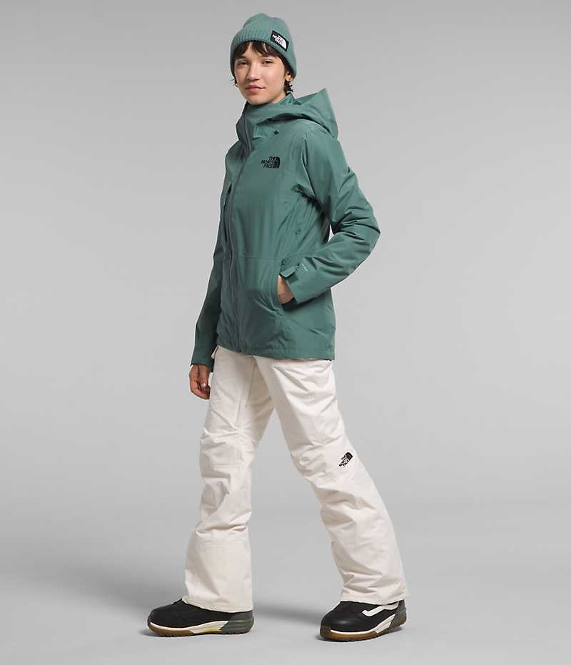 Vestes Isolées The North Face ThermoBall™ Eco Snow Triclimate® Femme Vert | PARIS QIPOA