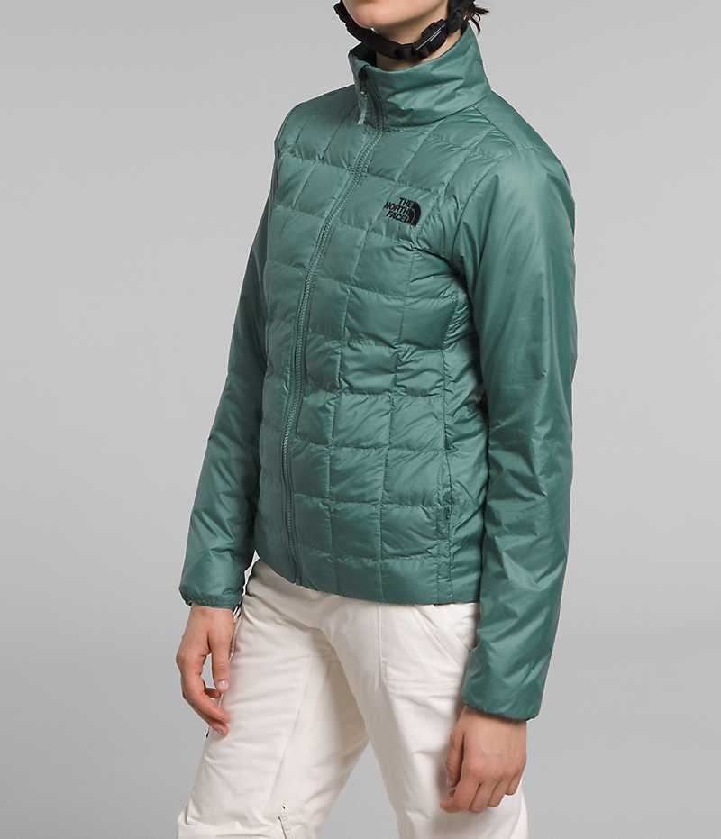 Vestes Isolées The North Face ThermoBall™ Eco Snow Triclimate® Femme Vert | PARIS QIPOA