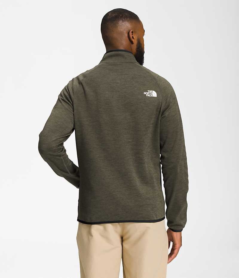 Vestes Polaires The North Face Canyonlands Full-Zip Homme Vert Olive | FRANCE CORJT