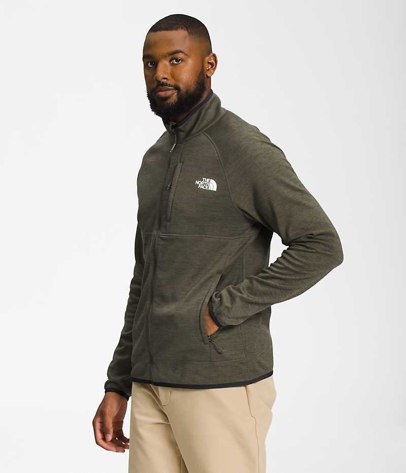 Vestes Polaires The North Face Canyonlands Full-Zip Homme Vert Olive | FRANCE CORJT