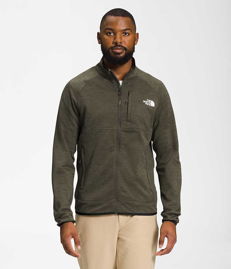 Vestes Polaires The North Face Canyonlands Full-Zip Homme Vert Olive | FRANCE CORJT