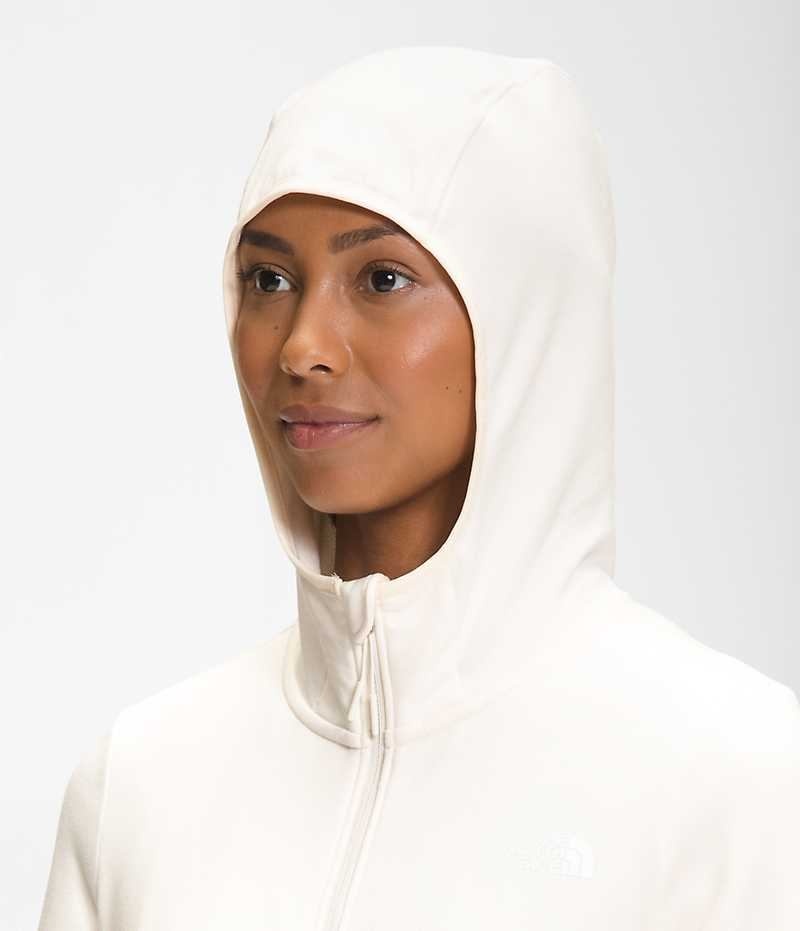 Vestes Polaires The North Face Canyonlands Hoodie Femme Blanche | FRANCE LKMQF