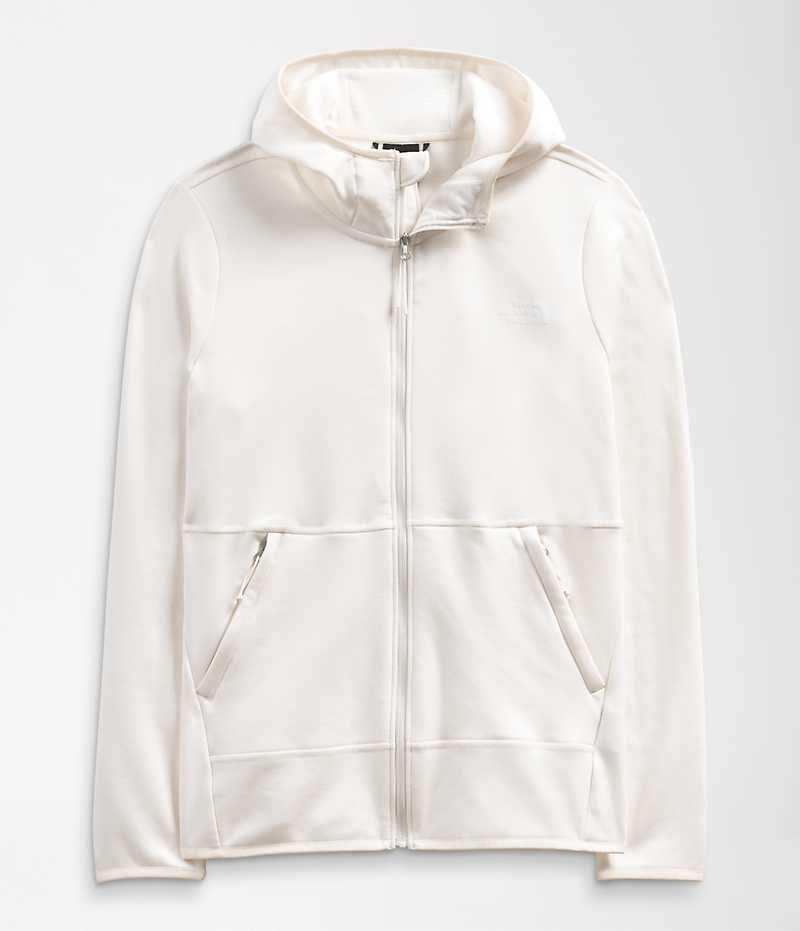 Vestes Polaires The North Face Canyonlands Hoodie Femme Blanche | FRANCE LKMQF