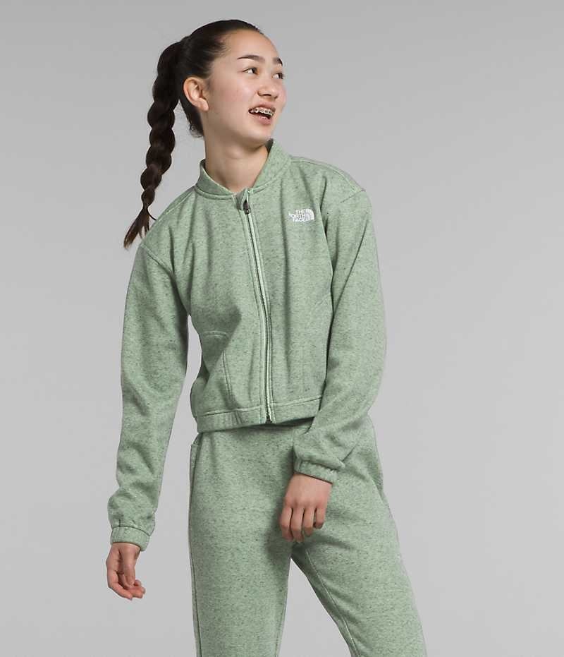 Vestes Polaires The North Face Cozy Dream Full-Zip Fille Menthe | PARIS MKDVI