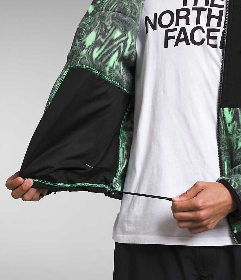 Vestes Polaires The North Face Denali Homme Vert Noir | FR OTVCB