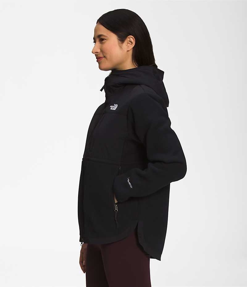 Vestes Polaires The North Face Denali Hoodie Femme Noir | PARIS RWCHI